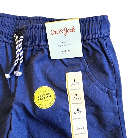 3/$15 NWT Cat & Jack Drawstring Shorts - S (6/7) - Picture 3 of 7